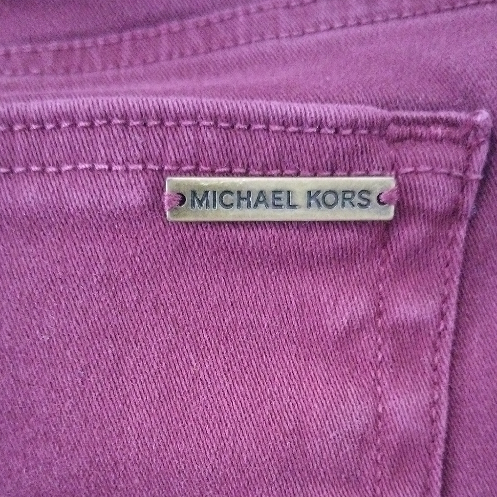 Michael Kors Burgundy Jeans - Picture 3 of 10